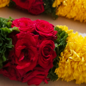 Yellow Chrysanthemum Needle Garland – 1.5ft