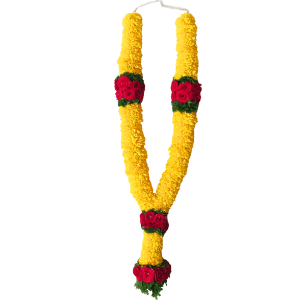 GetFlowersDaily - Yellow Chrysanthemum Needle Garland – 1.5ft