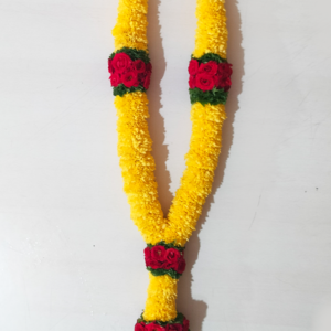 Yellow Chrysanthemum Needle Garland – 1.5ft