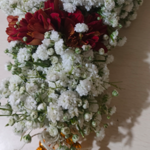 Wedding Garland -Marron Dotted Gypsophila(Baby’s breath)