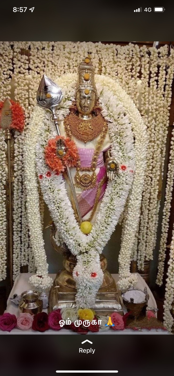 Kumaraswami God Decoration - GetFlowersDaily