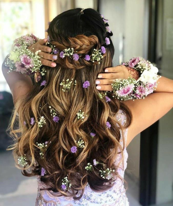 Simple Bridal Hair Set - GetFlowersDaily