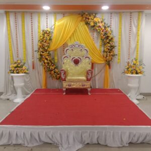 Half Saree Function Decoration - GetFlowersDaily