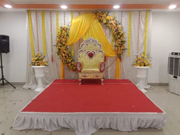 Half Saree Function Decoration - GetFlowersDaily