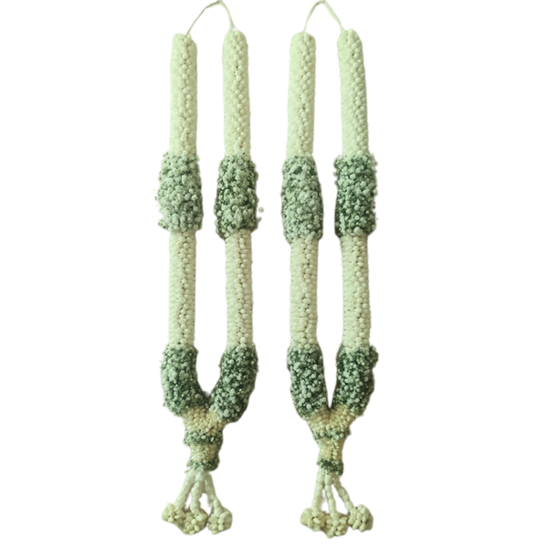 Nandhavanam Jasmine with Baby's Breath - 1 Pair