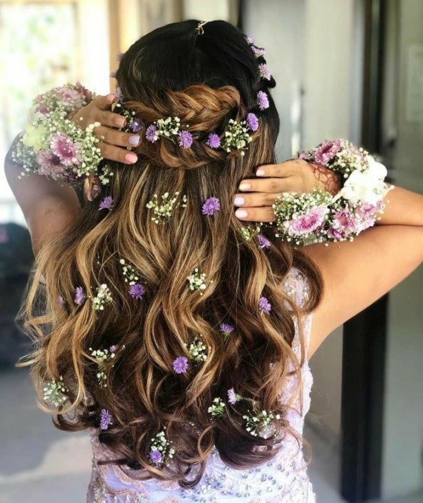 Simple Bridal Hair set