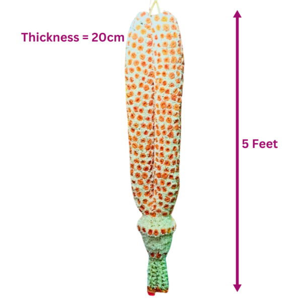 Tuberose and Orange Rose (0.65ft x 5ft)