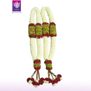 Jasmine with Green Chrysanthemum - 1 Pair