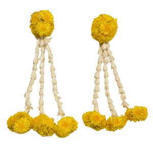 Hanging Set - Yellow Chrysanthemum with Tuberose Hanging Set