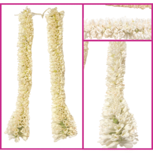 Plain Tuberose Open Type Garland - 1.5ft
