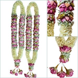 Tuberose with Gypsy & Lotus (2.5ft) - 1 Pair - GetFlowersDaily